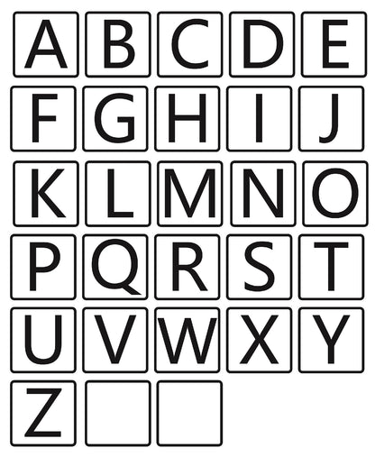 Small Alphabet Magnets 1.5x1.5 for Whiteboard/Fridge, 26 Magnetic Letters+2 Backup for Age 12+