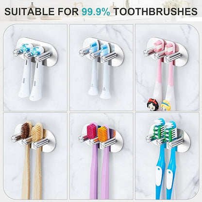 Electric Toothbrush Head Holder, Toothbrush Holders Wall Mounted, Adhesive