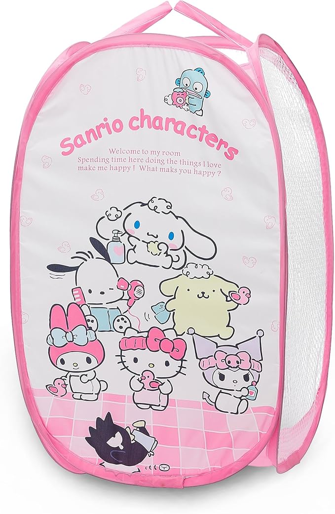 Cute Mesh Popup Laundry Hamper