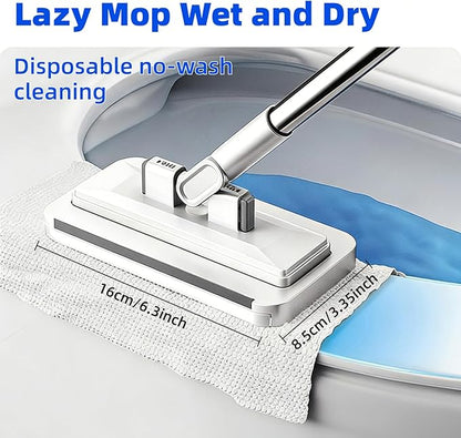 Clip on Mini Mop for Kitchen Counter & Floor – No Wash & Cloth Changing Lazy