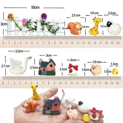 PE.WELLWOO Fairy Garden Accessories 103 PCS Fairy Garden Decor & Terrarium Decor Supplies for Potted Landscape Fairy Garden Kit for Room Decorations