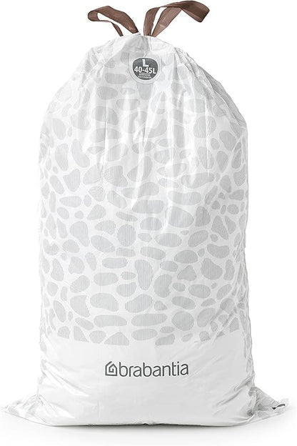 Brabantia PerfectFit Trash Bags Thick Plastic Trash Can Liners