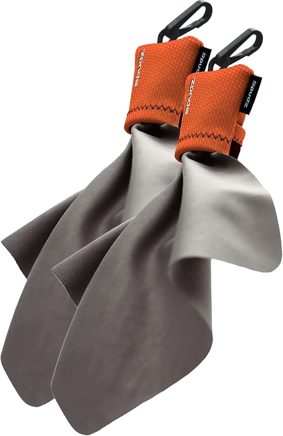 SPUDZ Ultra Microfiber Lens Cleaner – Closable Pouch, Washable –
