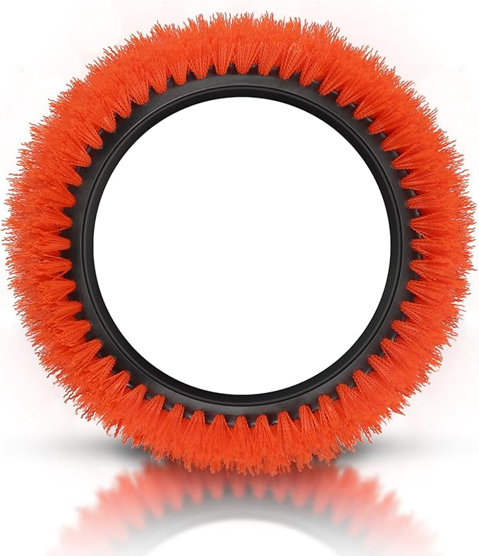 237047 Orange Commercial Tile and Resilient Floor Scrub Brush Replacement
