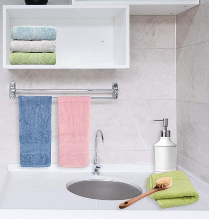 Cleanbear Hand Towel Face Towel Set, 100% Cotton, Size 29" x 13"