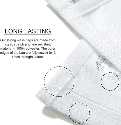 TENRAI Delicates Laundry Bags, Bra Fine Mesh Wash Bag