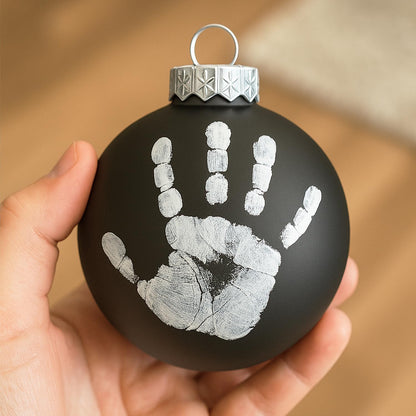 SLEETLY 12pc Matte Black Christmas Ball Ornaments – Plastic DIY Paintable Blank Plain Ornaments, Personalize Holiday Crafts for Kids & Adults - Decorate with Paint, Glitter, Stickers & Markers, 3.15"