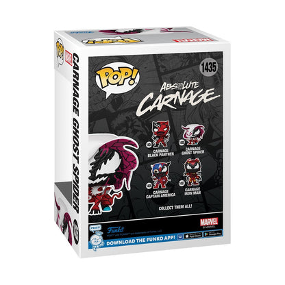 Funko POP Marvel: Carnageized - Ghost Spider - Marvel Comics - Collectable Vinyl Figure - Gift Idea - Official Merchandise - for Kids & Adults - Comic Books Fans - Model Figure for Collectors