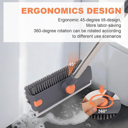 Floor Scrub Brush with 64" Long Handle