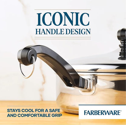 Farberware Classic Series Stainless Steel Saute Pan with Lid, 2.75-Quart Kitchenware, Silver