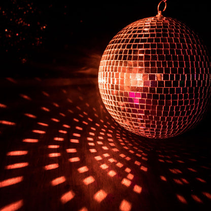 MECCANIXITY 7200 PCS Glass Mirrors Disco Ball Tiles Self-Adhesive Red Mirror Mosaic Tiles 5 x 5mm for Disco Ball, DIY Craft, KTV Decoration 12 Sheet
