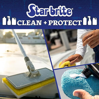 STAR BRITE 8" Heavy Duty Cleaning Brush – Durable, High-Density Star Prene
