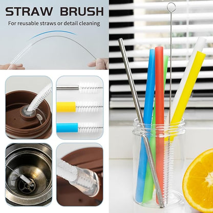 Living and Giving 3Pcs Set of Bottle Brush Flexible Cleaning Brushes Kitchen