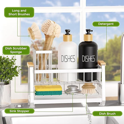 Sponge Holder for Kitchen Sink, Kitchen Sink Caddy