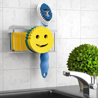 Sponge Holder Smiley Face, Sink Caddy, Kitchen Organizer