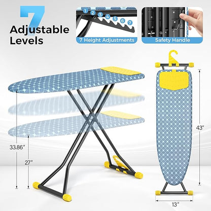 KINGBOARD Ironing Board, Compact Iron Board