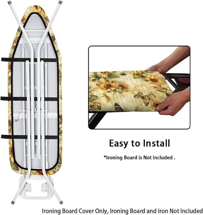 Sunflowers Ironing Board Cover Pad Covers