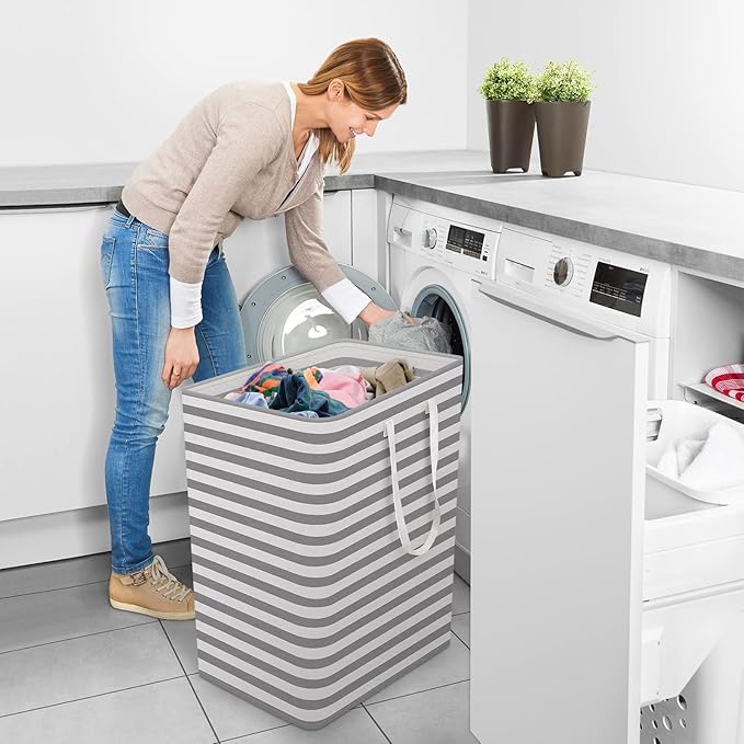 StorageRight Laundry Basket Hamper Large Collapsible Laundry Hamper