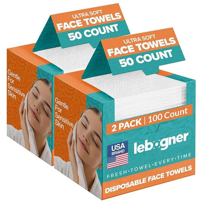 Face Towels - Ultra Soft and Thick Disposable Face Towelettes