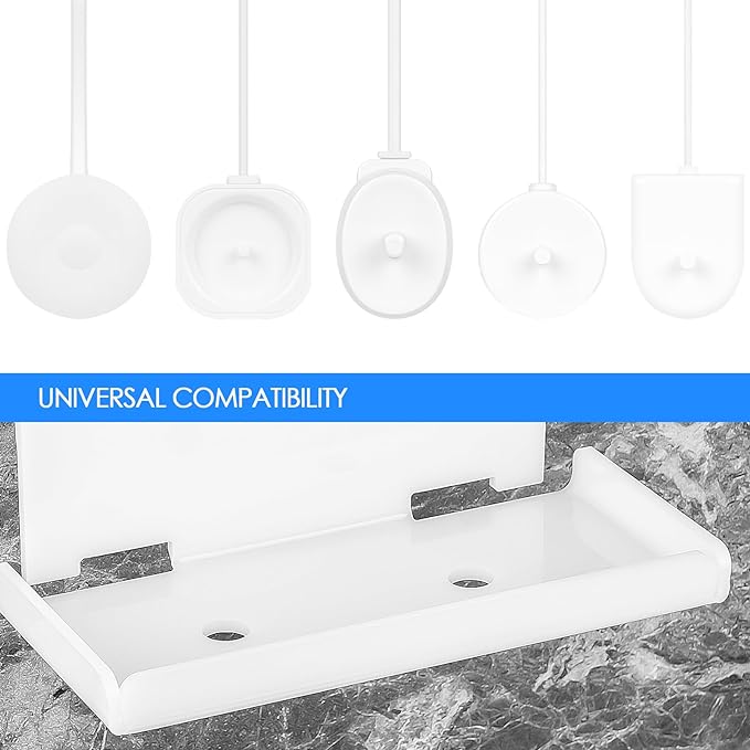 Electric Toothbrush Holder Wall Mounted, Electric Toothbrush Cord Organizer