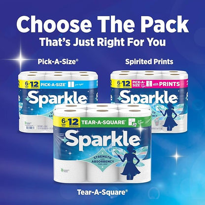 Sparkle Pick-A-Size Paper Towels, 24 Double Rolls