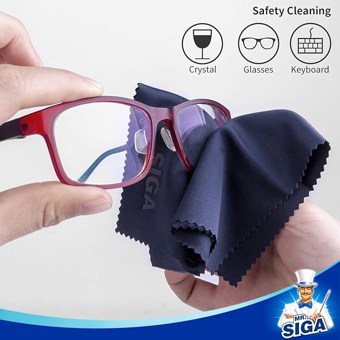 MR.SIGA Premium Microfiber Cleaning Cloths