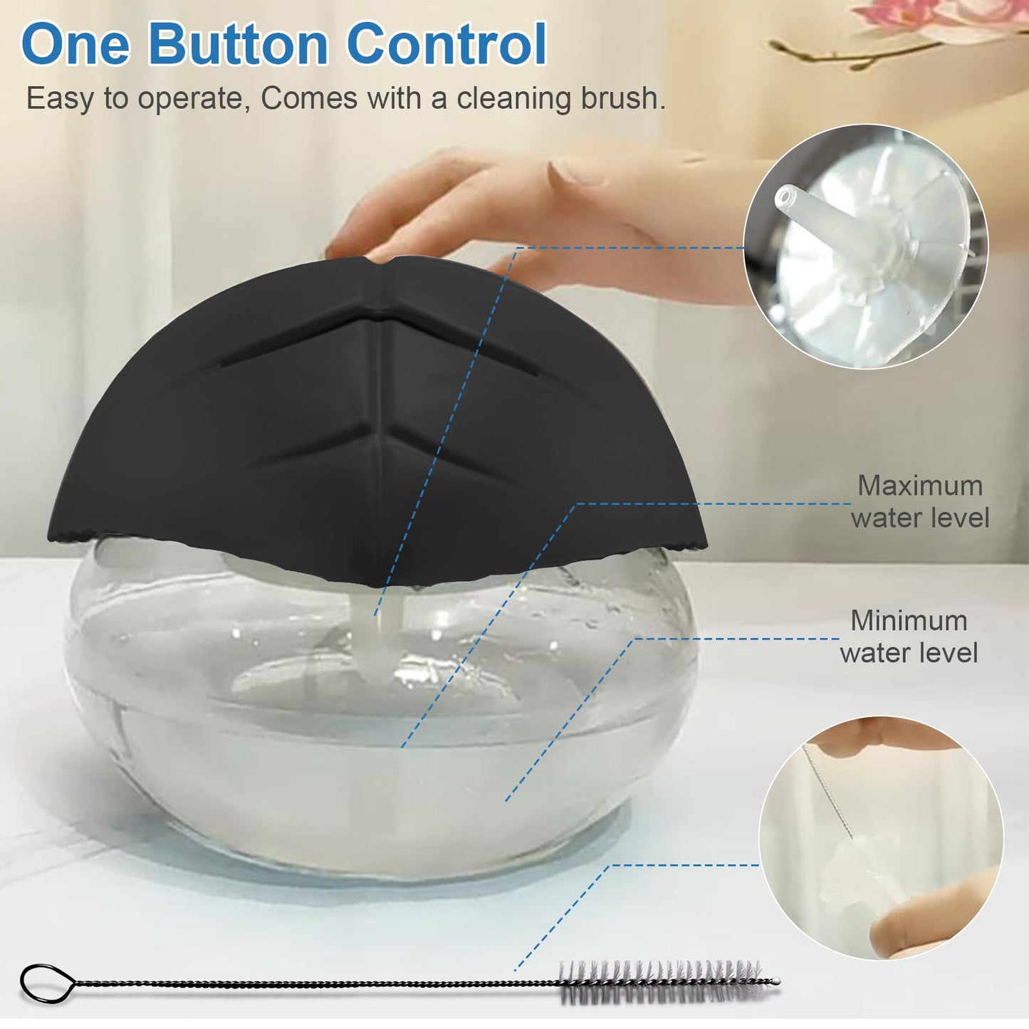 air Washer Aroma Diffuser, Essential Oils Aroma Fresher for Home, Office, Bedroom, Warehouse, Gift(White)
