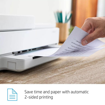 HP Envy 6458e All-in-One Wireless Color Inkjet Printer, Print Copy Scan - 10 ppm, 4800 x 1200 dpi, Auto 2-Sided Printing, 35-Sheet ADF, Dual-Band WiFi, Instant Ink Ready, White (Renewed)