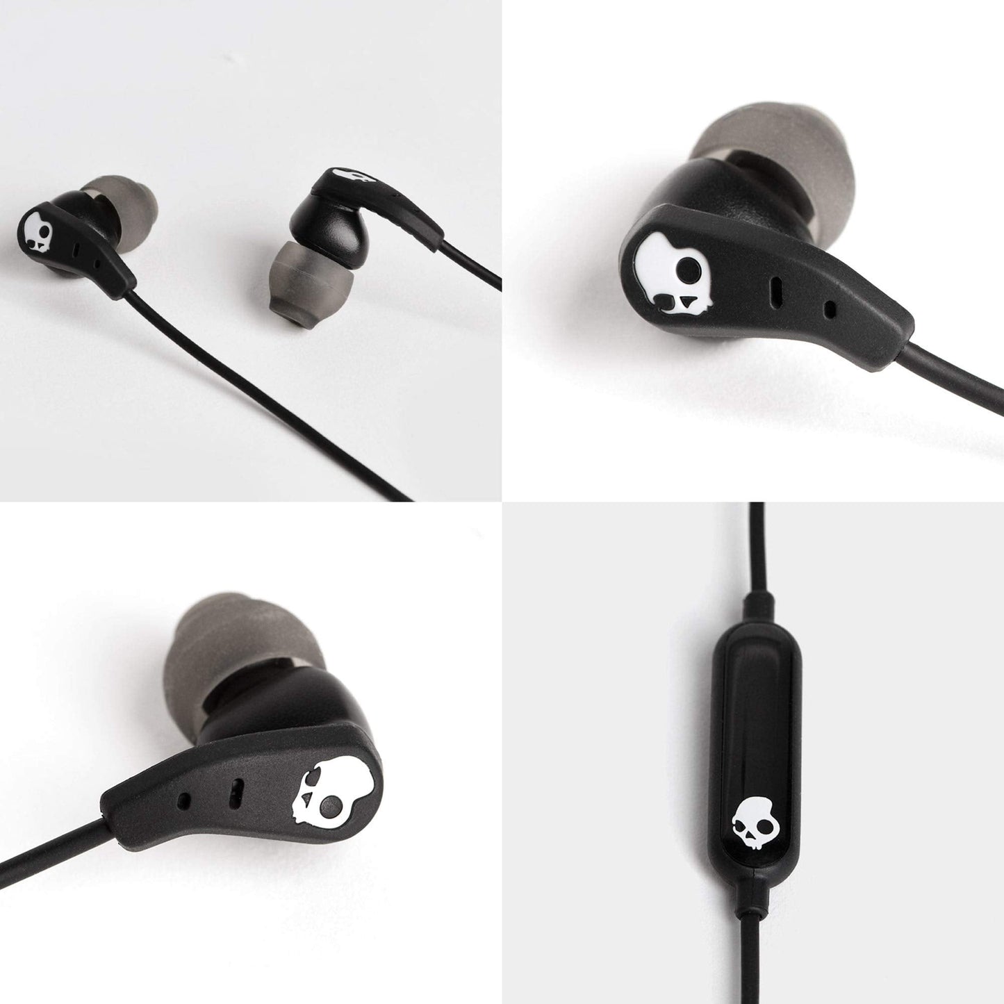 Skullcandy Set USB-C Wired Earbuds with Noise Isolating Fit, in-Line Microphone Call and Track Control for iPhone Android, Ear Gel Sizes Included for Custom Fit - True Black
