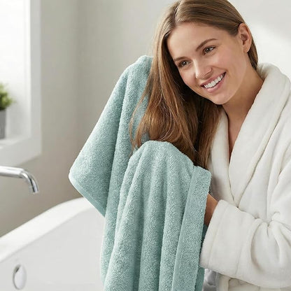 REDKISS 4Pack Luxury Hand Towels, 16x32 Inch 450 GSM 100% Turkish Cotton