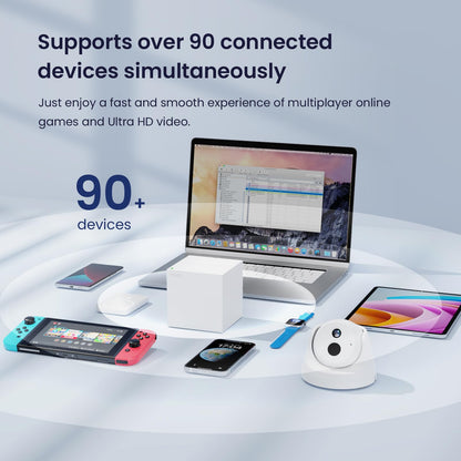 Tenda Nova Mesh WiFi System MW6 - Covers up to 2400 sq.ft - AC1200 Whole Home WiFi Mesh System - Gigabit Dual-Band Mesh Network for 90 Devices - Replaces Wireless Router and WiFi Extender - 2-Pack