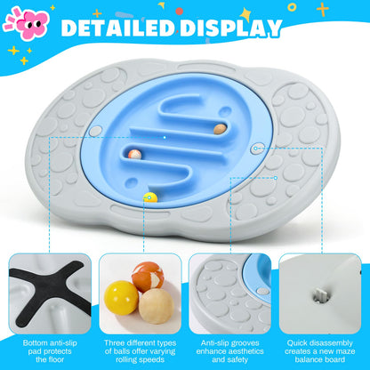 Maze Balance Board for Kids Toddlers Wobble Board for Core Balance Training