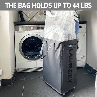 Goodpick Hamper with Wheels, Dirty Laundry Basket