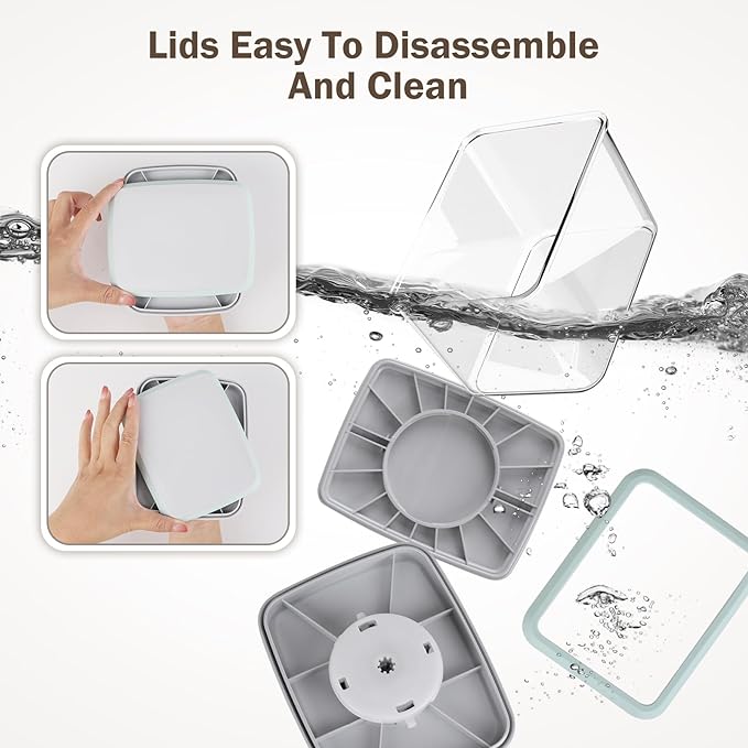 Large Pop Airtight Food Storage Containers Set