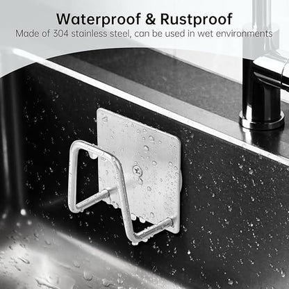 Magnetic Sponge Holder for Kitchen Sink, Kitchen Accessories, Dish Sponge