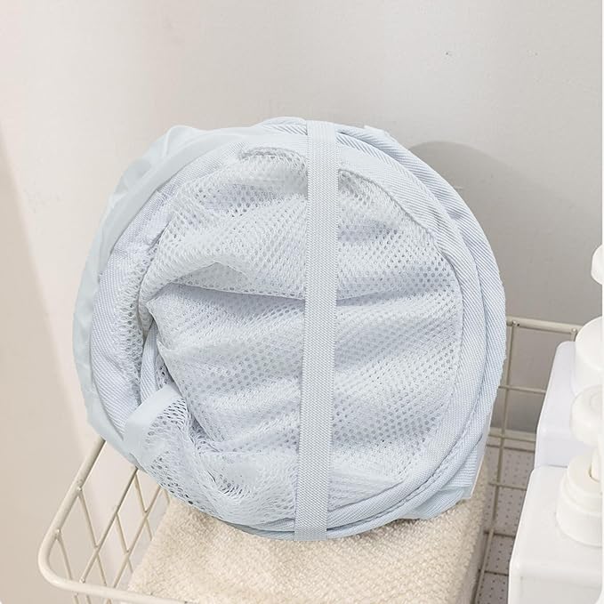 Pop Up Laundry Hamper, Reinforced Mesh Laundry Basket