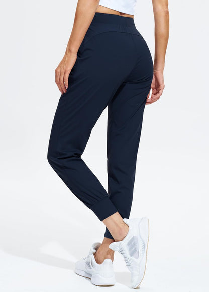 Libin Joggers for Women Petite/Regular/Tall Dance Sweatpants Athletic Workout Tapered Lounge Casual Teacher Pants for Running Yoga Cloths, Navy XL