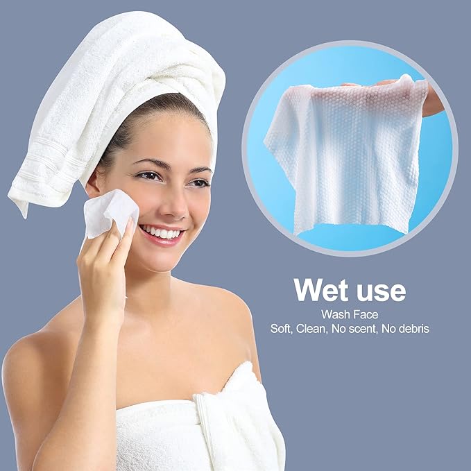 Disposable Face Towel Facial Tissue Soft Cotton Facial Cleansing Cloths