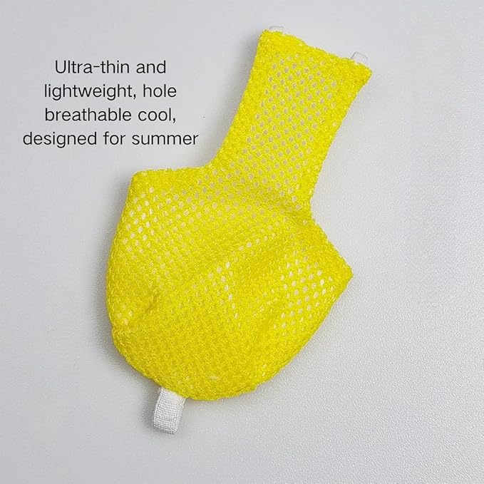 5 Pcs Summer Holey Style Bird Diaper Parrot Nappy Reusable Flight Suit with Waterproof Inner for Parakeet Cockatiel Macaw Budgie Lovebird Conure (Sulphur-Crested Cockatoo)