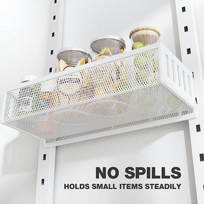 Pantry Door Organizers and Storage, 8-Tier Large Metal Heavy-Duty Frame Over