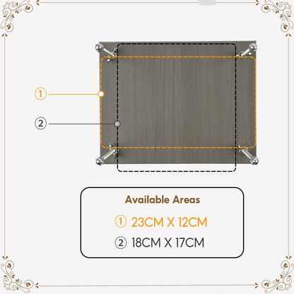 HEYUROP Book Press, Book Press Bookbinding, Paper Press, Book Binding Press, Portable Bookbinding Press for Handmade Bookbinding, Book Binding Clamp, Flower Press Kit 9.1 * 7.1 inch