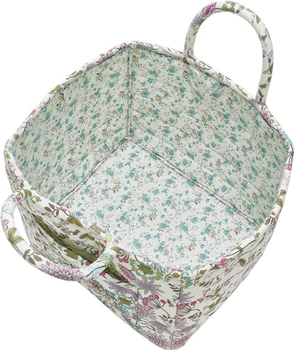Quilted Fabric Storage Baskets