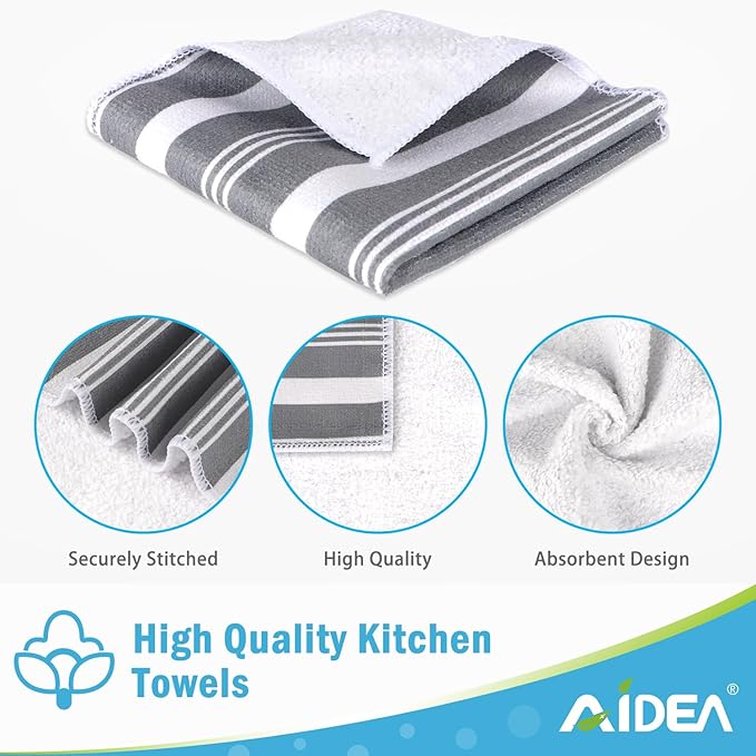 AIDEA Kitchen Towels, Absorbent Dish Towels