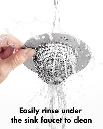 Sink Strainer with Stopper, Wokdada Revolutionary Clog-Free Food Catcher