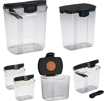 Progressive ProKeeper Baker's Airtight Kitchen Storage Canister Container Set