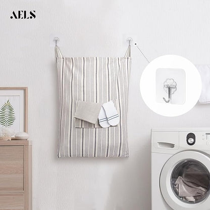 AELS Farmhouse Hanging Laundry Hamper