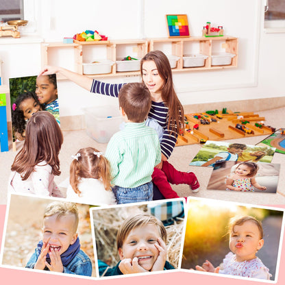 Motiskyy 12 Pcs Diversity Posters for Classroom Preschool Educational Learning Real Pictures for Daycare Home Multicultural Awareness(Kids Real Photo Poster Style)
