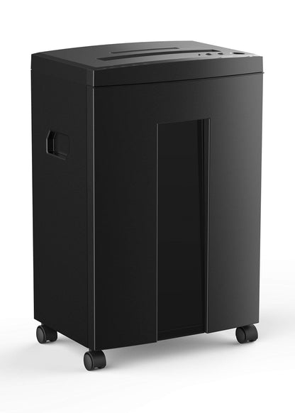 WOLVERINE 18-Sheet Shredders for Home Office Heavy Duty P-4 Security Level Crosscut Paper Shredder Paper/CD/Card Ultra Quiet Paper Shredder for Home with 6 Gallons Pullout Waste Bin SD9113(Black ETL)