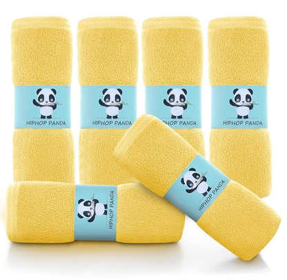 HIPHOP PANDA Baby Washcloths, Rayon Made from Bamboo