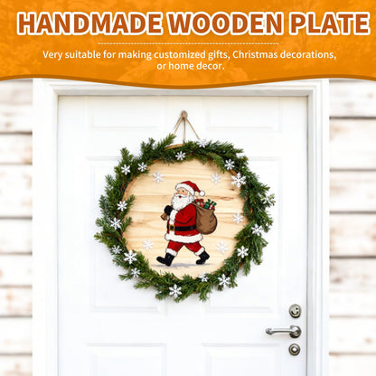 SLNNROA Unfinished Wood Circles for Crafts, Wood Sign Blank Round Wooden Discs for DIY Crafts Door Hanger Sign, Painting, Wooden Plaques for Crafts (12 Pcs,13.5 inch)